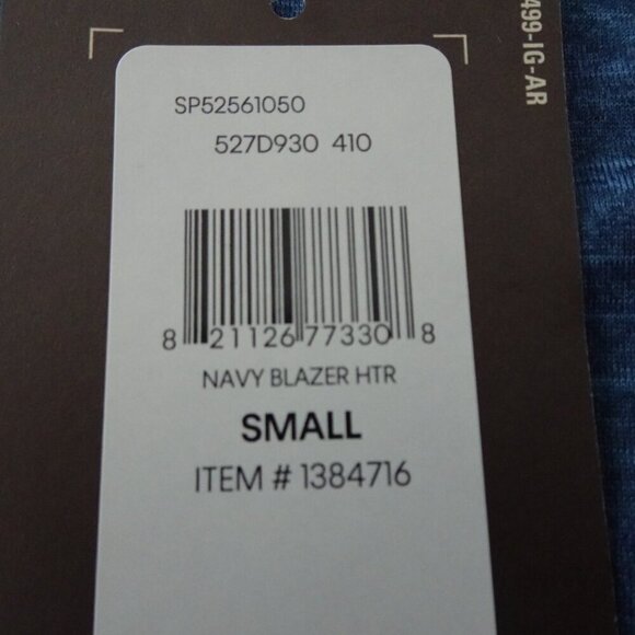 GH Bass Polo Shirt Men's Size S Blue Moisture Wicking Stretch - Picture 7 of 8